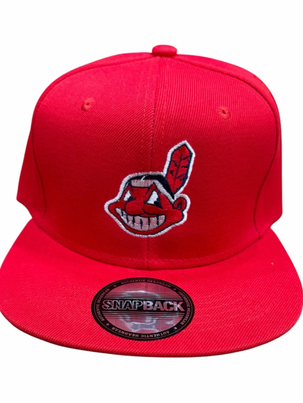 Cleveland Indians Red Snapback Hat new Cleveland Indians hat embroidered logo